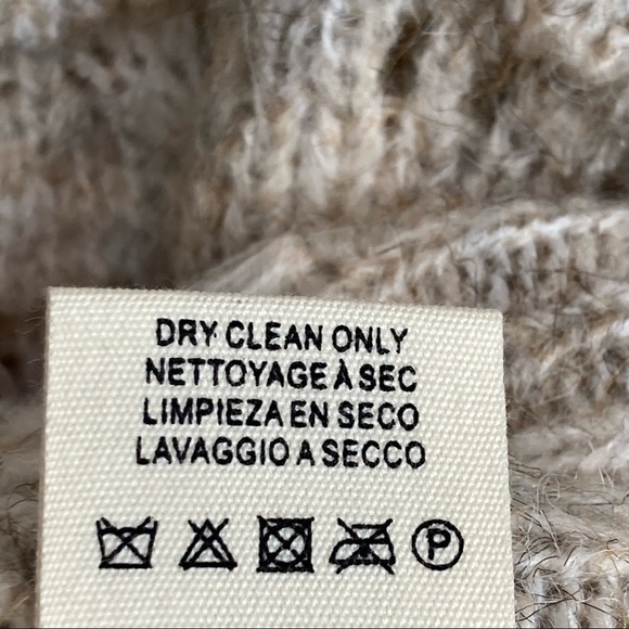 NWT * Nordstrom Oversized Chunky Longline Knit Cowl Neck Sweater in Oatmeal S/M - Picture 10 of 12